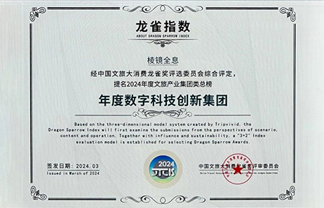 bifa必发(中国)荣获“龙雀指数 | 年度数字科技创新集团”奖